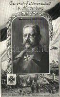 Generalfeldmarschall von  Hindenburg; 'Hinter der Front, Nach der Schalcht bei Lodz, Sammeln der erobert Kanonen' / Behind the lines, After the Battle of Lodz, Collecting the captured cannons, World War I German military (EK)