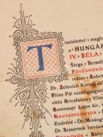 1931 A "Hungária" Magyar Technikusok egyesületének (irredenta egyesület) meghívója XII. tá...