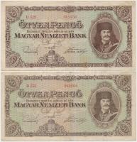 1945. 50P (4x) T:III