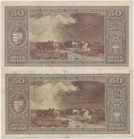 1945. 50P (4x) T:III