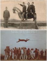 cca 1916 Katonai fényképek, 5 db korabeli felvételről készült modern nagyítások, 18x12 cm /
cca 191...