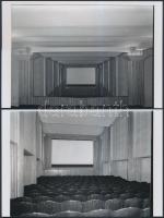 1973 Budapest, a BALASSI mozi kívül-belül, 5 db korabeli 6x7-es professzionális negatívról készült m...