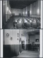 1973 Budapest, a SZÉCHENY mozi kívül-belül, 7 db korabeli 6x7-es professzionális negatívról készült ...