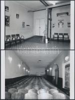 1973 Budapest, a SZIGETHY mozi kívül-belül, 6 db korabeli 6x7-es professzionális negatívról készült ...