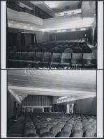 1973 Budapest, a MÁJUS 1. mozi kívül-belül, 5 db korabeli 6x7-es professzionális negatívról készült ...