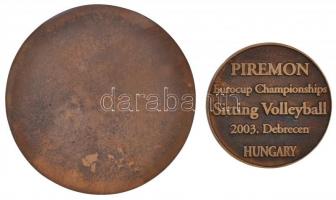 1997. "Hajdúszoboszló 1997. augusztus 19-24. - Ülőröplabda Erópa Kupa - Piremon" Br emléké...