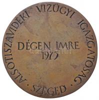 1973. "Alsótiszavidéki Vízügyi Igazgatóság Szeged - Dégen Imre" kétoldalas Br plakett mest...