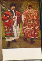 Olasz kiadású képeslapfüzet 18 db színes képeslappal, nagyrészt városképes lapok, néhány folklór mot...