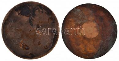 DN "Kapuvár" Br plakett (123mm) + DN Királyi párt ábrázoló dekoratív plakett jelzéssel (11...