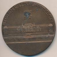 Magdányi Antal (1902-) 1957. "Műegyetemi Athletikai és Football Club 1897-1957" bronzozott...