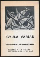 Varjas Gyula(1916-2001) festőművész aláírása kiállítási katalógusban