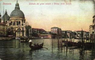Venice, Venezia; Entrata del gran canale e Chiesa della Salute / entracnce of the Grand Canal and the church of Saint Mary of Health (EK)