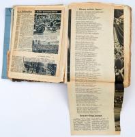 cca 1940 A kor erdéllyel ill., Horthy Miklóssal kapcsolatos myomtatványai, újságkivágásai füzetbe ra...