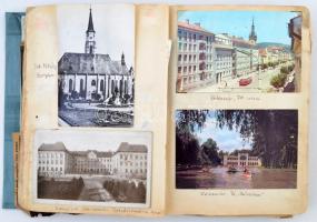 cca 1940 A kor erdéllyel ill., Horthy Miklóssal kapcsolatos myomtatványai, újságkivágásai füzetbe ra...