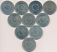 NDK 1972A 10M "Buchenwald" (10x) T:2
GDR 1972A 10 Mark "Buchenwald" (10x) C:XF