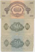 1944. 1P-100P (10x) "A Vörös Hadsereg Parancsnoksága" T:vegyes