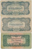 1944. 1P-100P (10x) "A Vörös Hadsereg Parancsnoksága" T:vegyes