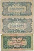 1944. 1P-100P (10x) "A Vörös Hadsereg Parancsnoksága" T:vegyes