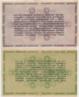 1946. 10db-os vegyes magyar adópengő bankjegy tétel, közte fordított címeres, sorozat- és sorszám né...