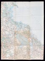 cca 1910-20 Vegyes katonai térképek, 4db, (Prizren, Scutari, Ljubljana, Skoplje), különböző méretben...