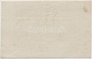 Rozsnyó 1849. 20kr "Rozsnyó város pénztári utalványa" a "husz" ékezet hiányos T:...