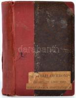 Colligatum kötet. M. Tullii Ciceronis: De Officiis libri tres. Editio stereotypia. Recognovit C. F. W. Müller. Lipsiae, 1901, Teubner. Hozzákötve: M. Tullii Ciceronis: Tusculanarum disputationum libri quinque. Editio stereotypia. Recognovit C. F. W. Müller. Lipsiae, 1904, Teubner. Korabeli, gerincén sérült, laza félvászonkötésben.