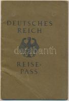 1930 Deutsches Reich Reisepass, Német birodalmi útlevél, pp.:32, 16x11cm