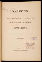 Otto Rieth: Skizzen. Architektonische und decorative Studien und Entwürfe.  2-4. Folge. Leipzig,1896...