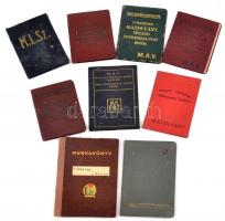 cca 1922-55 Lakatos László labdarúgó játékvezető vegyes okmányai, benne MLSZ ig., Magyar Labdarúgó J...