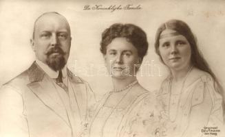 De koniglijke Familie / Wilhelmina of the Netherlands with family