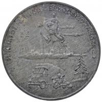 1942. "Magyar Királyi 101. Honvéd Gépkocsizó Tanezred / Karácsony 1942" hadifém emlékérem ...