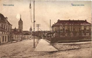 Petrozsény, Petrosani; Templom utca / Church Street (EB)