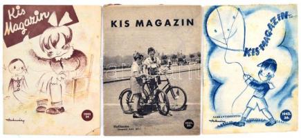 1935-42 A II. világháború előtt megjelent Színházi Életi  magazin gyermekeknek szóló "Kis Magaz...