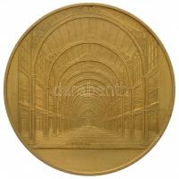 Nagy Britannia / London (South Kensington) 1862. "Nemzetközi Kiállítás" aranyozott fém eml...