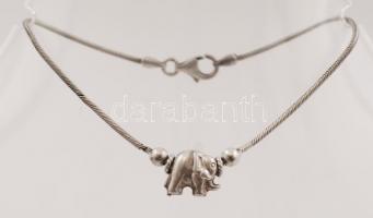 Ezüst nyaklánc és karlánc medállal, Ag., nettó: 9,3gr., jelzett, 42cm, 19cm /Silver necklace with pe...