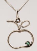 Ezüst nyaklánc medállal, Ag., bruttó: 3,1gr., jelzett, 46cm /Silver necklace with pendant, Ag, net. ...