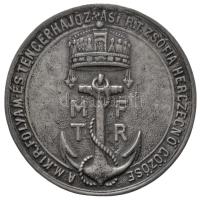 1915. "A M. Kir. Folyam-és Tengerhajózási R.t. Zsófia Herczegnő Gőzöse / Károly Ferencz József Főherczeg és Zita Főherczegnő Őfenségeik Hajóútjának Emlékére" fém emlékérem (33mm) T:2- ph. Hungary 1915. "Zsófia Steamship / For the memory of the ship journey of Charles IV and Zita" metal commemorative medallion (33mm) C:VF edge error