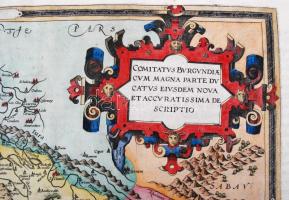 1593 Comitatus Burgundiae cum magna parte ducatus eiusdem nova et accuratissima descriptio, Gérard d...