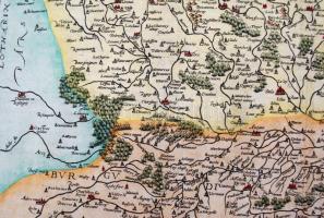 1593 Comitatus Burgundiae cum magna parte ducatus eiusdem nova et accuratissima descriptio, Gérard d...