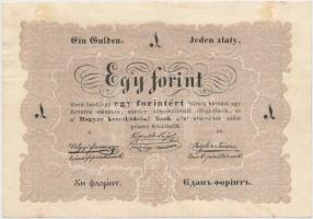 1848. 1Ft "Kossuth-bankó" T:III szép papír Hungary 1848. 1 Forint "Kossuth banknote" C:F nice paper Adamo G104