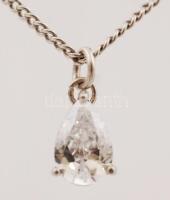 Ezüst nyaklánc medállal, Ag., bruttó: 4,3gr., jelzett, 52cm /Silver necklace with pendant, Ag, net. ...