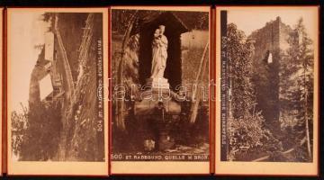 cca 1890 St. Radegund, Austria. 10 eredeti9 fotót tartalmazo leporello. / cca 1890 Austria, St Radeg...