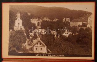 cca 1890 St. Radegund, Austria. 10 eredeti9 fotót tartalmazo leporello. / cca 1890 Austria, St Radeg...