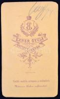 cca 1890 Mária-Gyűd fénnyomatos kép. 7x11 cm