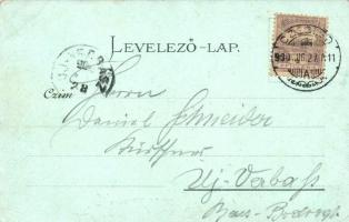 Cegléd, Kossuth tér éjjel; ezüstös díszítésű litho lap, kiadja Sebők Béla (EB)