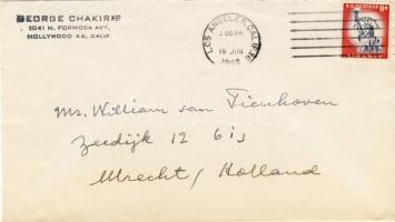 George Chakiris filmszínész aláírása fényképen