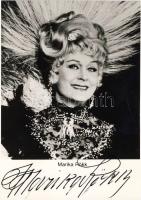 Marika Rökk magyar származású német színésznő aláírása fényképen