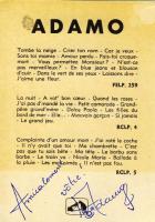 Adamo aláírása fényképen