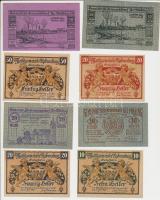 Ausztria / Biedermannsdorf, Rabensburg 1920. 8db-os szükségpénz tétel T:I,I- Austria / Biedermannsdorf, Rabensburg 1920. 8pcs of necessity notes C:UNC,AU