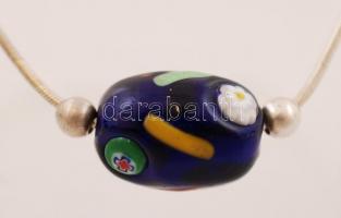 Ezüst nyaklánc medállal, Ag., bruttó: 12,5gr., jelzett, 35cm/ Silver necklace with pendant, Ag, net....